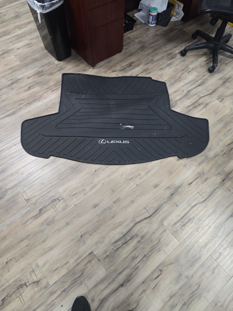 LEXUS OEM FACTORY ALL WEATHER REAR TRUNK MAT 2019-2025 ES350 ES300H BLACK