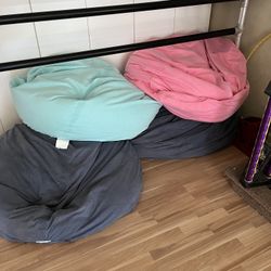 Bean Bag Chairs Set Four