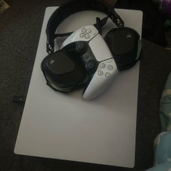 Ps5 with Bluetooth Headphones 