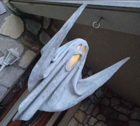 Concrete Halloween Hanging Ghost