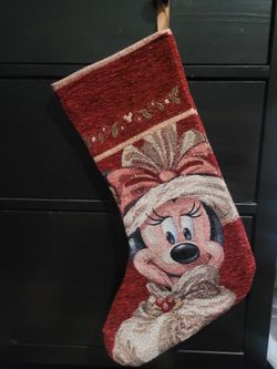 DISNEY VICTORIAN - MICKEY & MINNIE MOUSE CHRISTMAS STOCKINGS