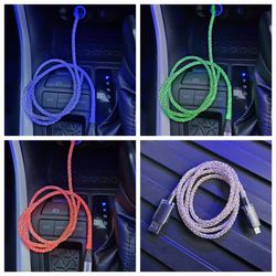 Cool LED Lighting Charging Cable For Iphone Or Type C.