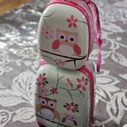 Kids Carry On And Backpack Luggage Set