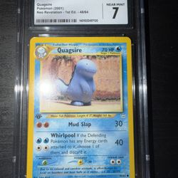 Pokemon Quagdire Cgc 7 Slab
