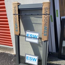 ES 26x50 1/2 IMPACT WINDOW CASEMENT BRONZE