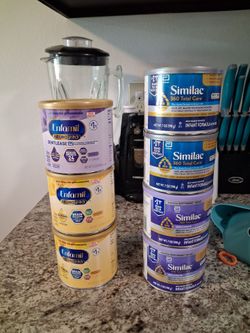 7 Unopened Enfamil & Similac Baby Formula