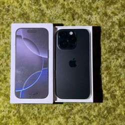 iPhone 16 Pro | 128GB | Black Titanium | Factory Unlocked