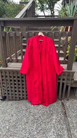 2 Red Graduation Gowns from Skyline High Schhol