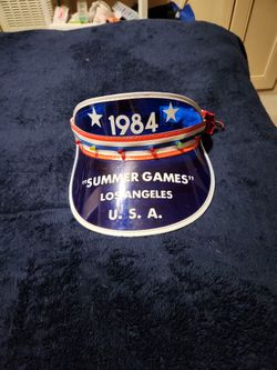 "Collectible 1984 Summer Olympics Visor"