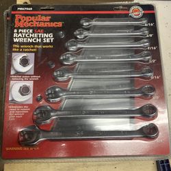 8 Piece SAE Wrench Set