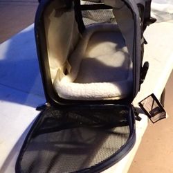 Blue Pet Carrier Bag - Small Animal - Soft Sided