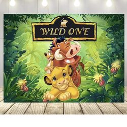 Lion king Backdrop (Wild One)
