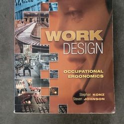 Work Design Occupational Ergonomics