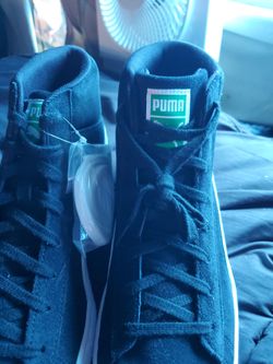 Pumas suede green gables