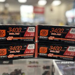 Spektrum 3400MAH 11.1V 3S 50C Lipo Battery.
