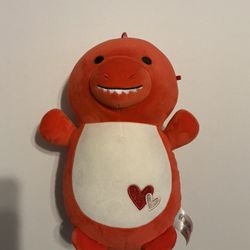 Red Dinosaur Plushie 
