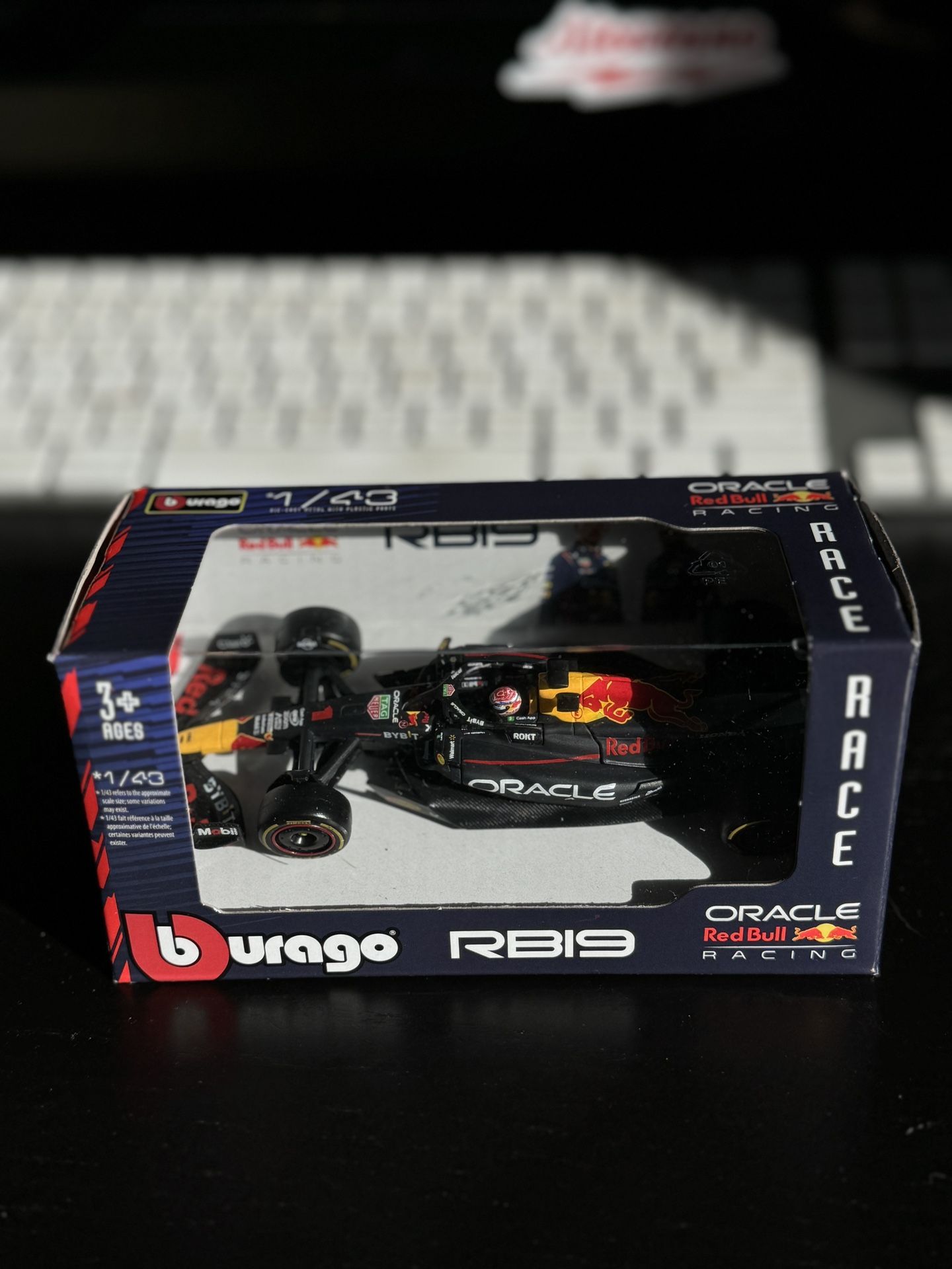 Burago 1:43 Red Bull Racing RB19 F1 Model - Max Verstappen’s Championship Ride!