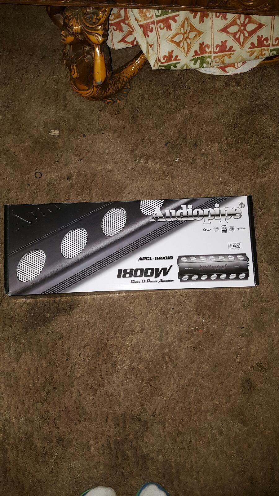 *Brand NEW Audiopipe 1800.1D amp