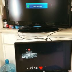 Samsung 37 Inch Flatscreen Tv And Lg 32 Inch Smart Tv