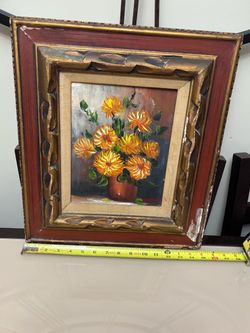 Vintage oil painting