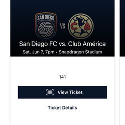 SDFC VS AMERICA TICKETS 