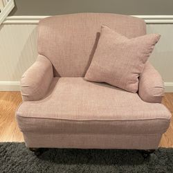 Pink Armchair Sofa - Large