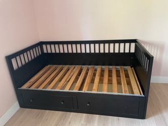 free twin size bed with two drawers  good condition