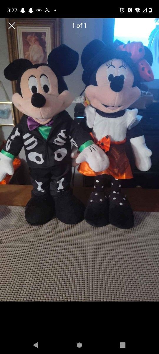 Disney Halloween Mickey And Minnie