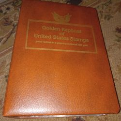 78 Golden Replicas Of United States Stamps
