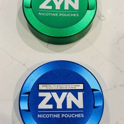 2 Zyn Metal Cans 