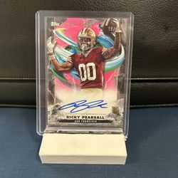 2024 Topps Inception Ricky Pearsall Rookie Auto /99 San Francisco 49ers