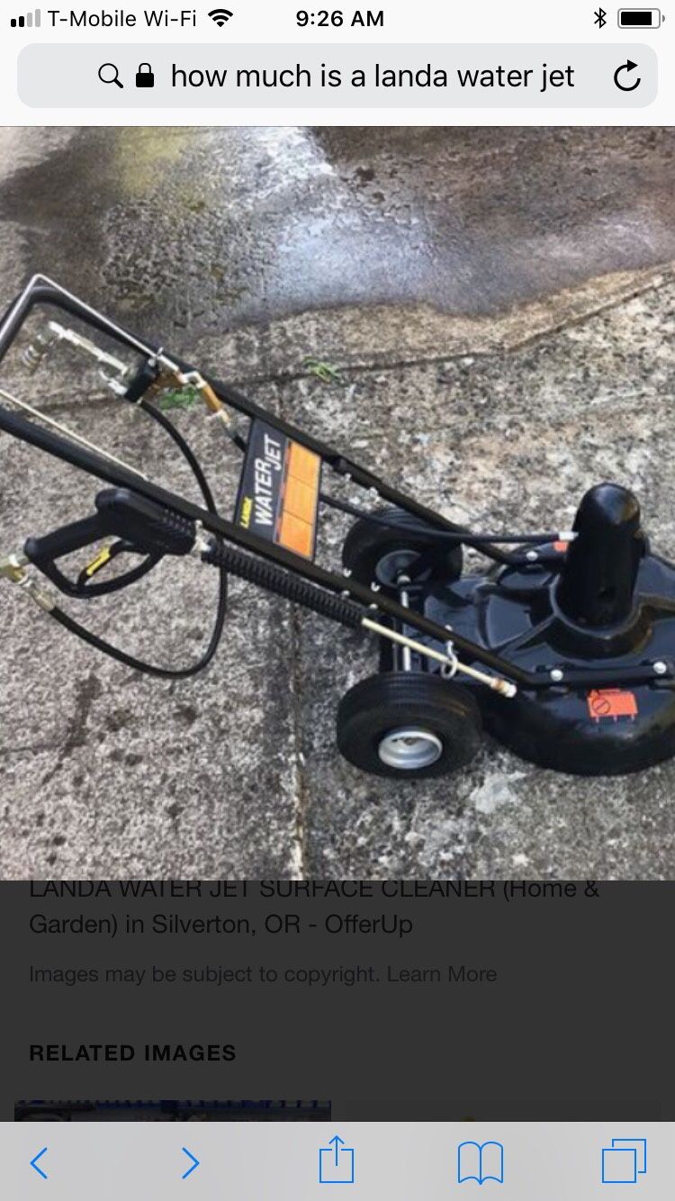 Lander water jet pressure washer
