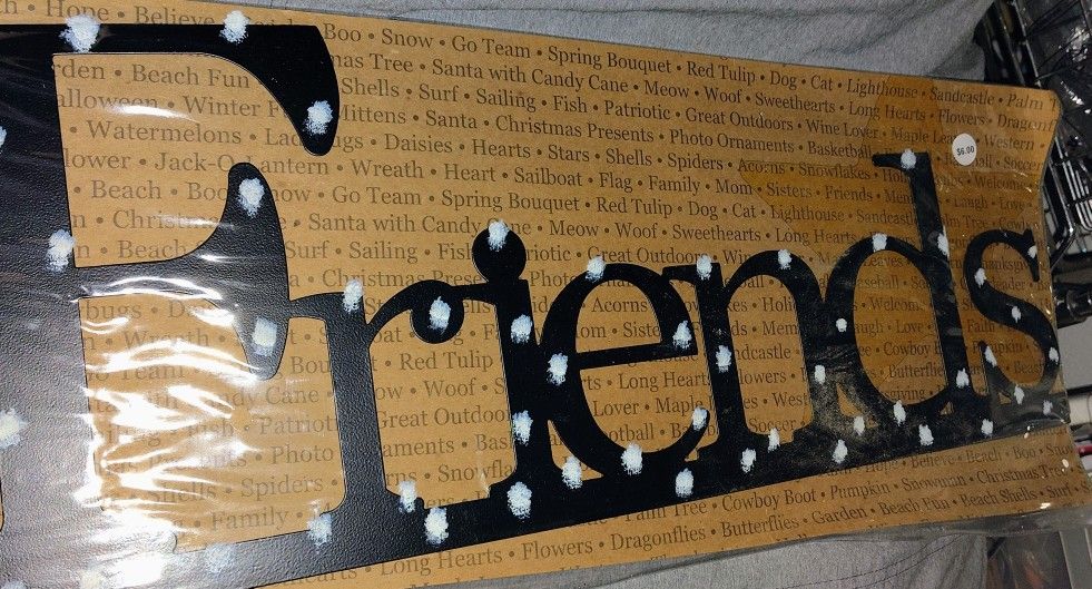 Metal Wall Word Signs