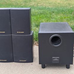 Pioneer 5 Speaker Surround Set