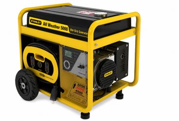 Stanley gas power generator with push button start