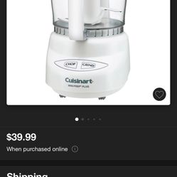 cuisnart food chopper new
