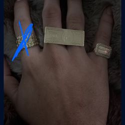 trade double finger and pinky ring last supper for rolex bracelet 