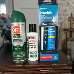 Brand New Insect Repellent And Poison. Ivy Remover 