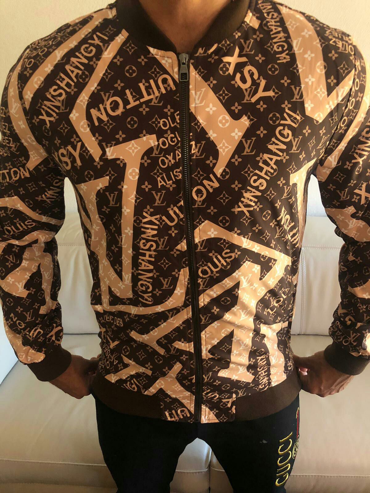 Louis Vuitton Bomber Jacket Coat LV Mens Size Large A+++++++quality for  Sale in Portland, OR - OfferUp
