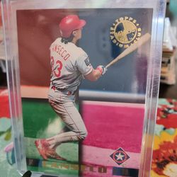 Jose Canseco '95 Topps Stadium Club Members Only '95 Topps Home Run Leader Baseball Cards 