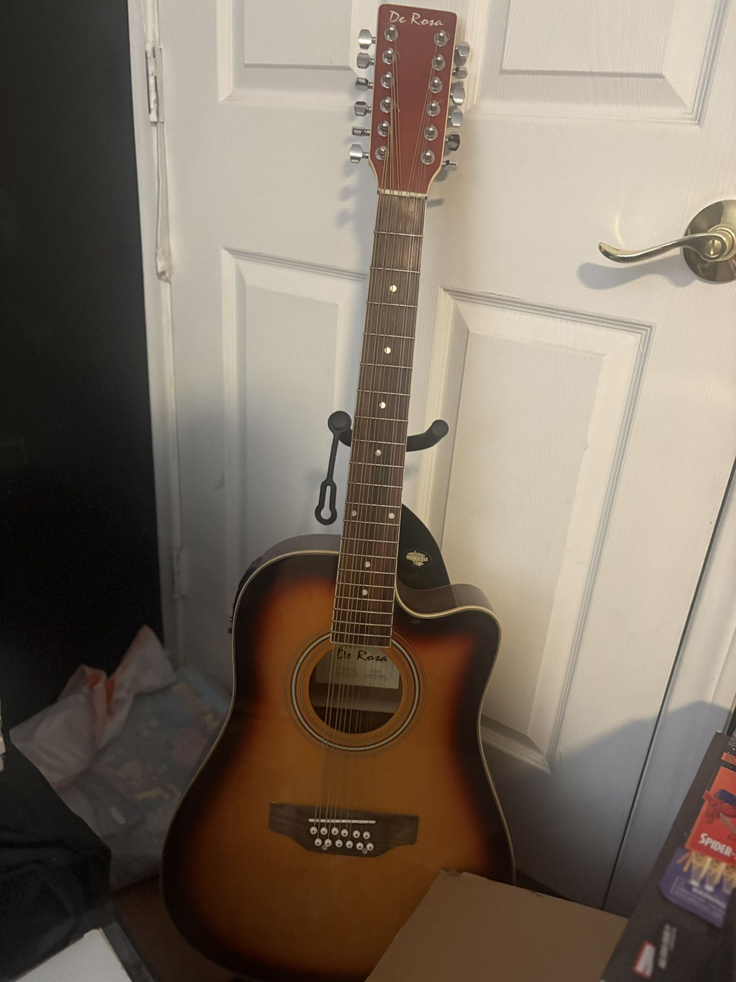 De Rosa 12 String Guitar Acoustic Electric