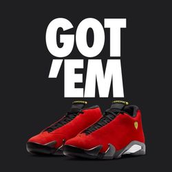 Jordan 14 “challenged red