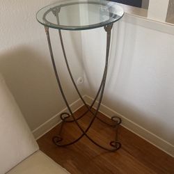 Beautiful Stand With Glass Top