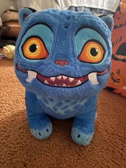 Blue Monster Cat Plush Stuffed Animal