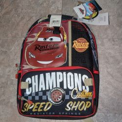 Disney 14.4L Cars Pixar kids Backpack