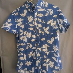 J. Crew Factory Men's Medium Short Sleeve Button Up Shirt