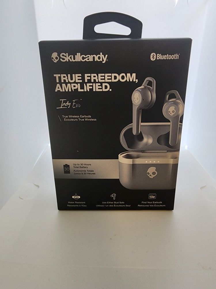 Skullcandy Indy Evo True Wireless
Bluetooth Headphones - Chill Gray
