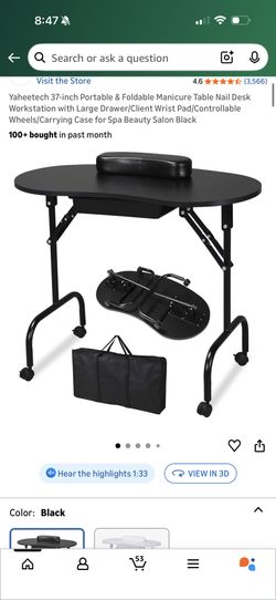 Portable Nail Desk