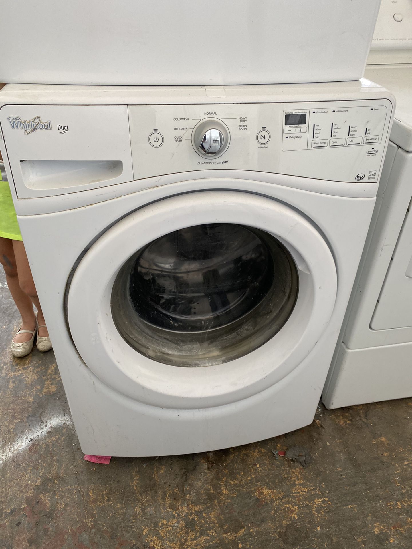 Whirlpool Duet Front Load Washing Machine "Stackable"