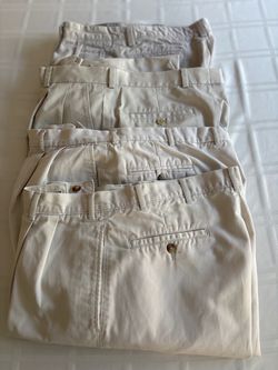 Men’s casual slacks (like Dockers)